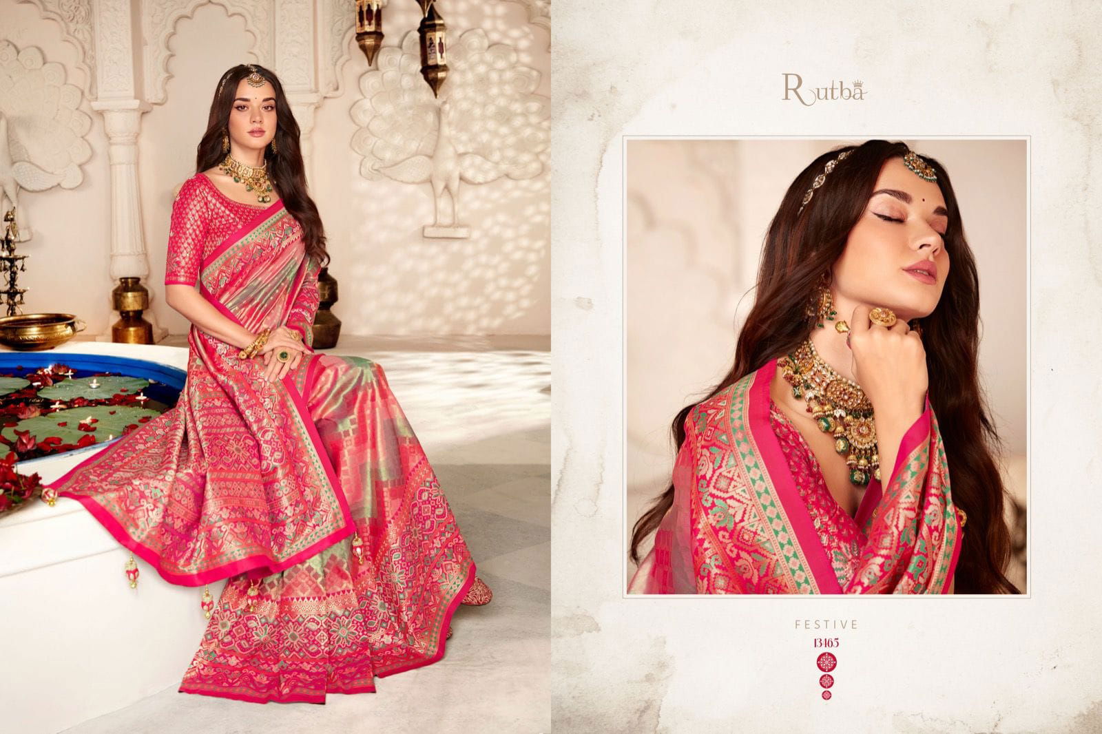 Rutba Vol 9 By Krishna Gokul Silk Wedding Sarees Catalog